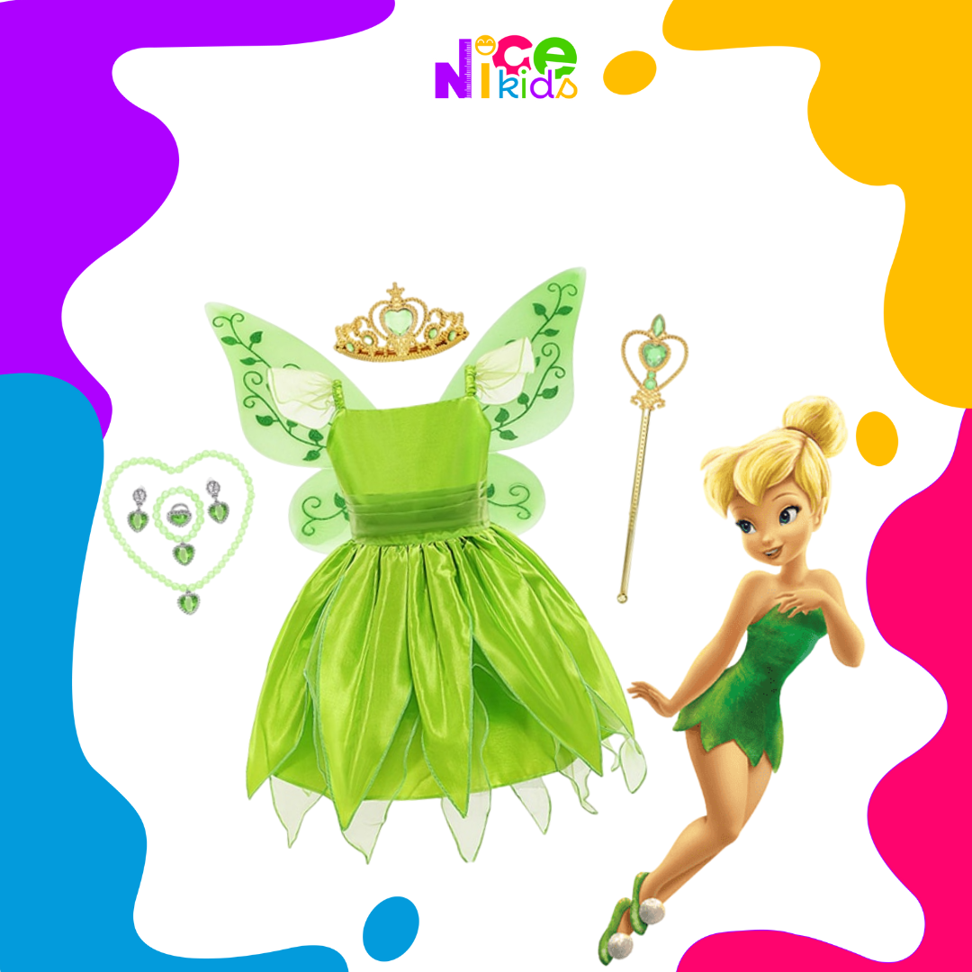 Fantasia Tinker Bell - Cosplay Infantil