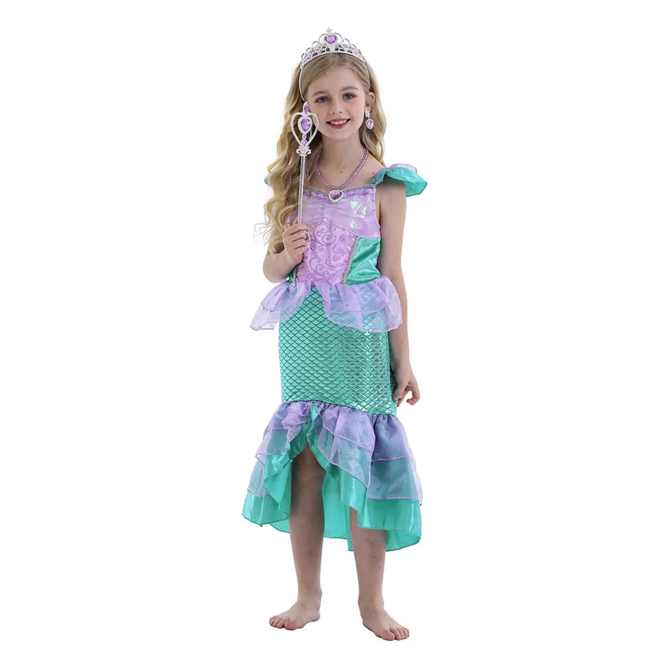 Fantasia Ariel - Cosplay Infantil