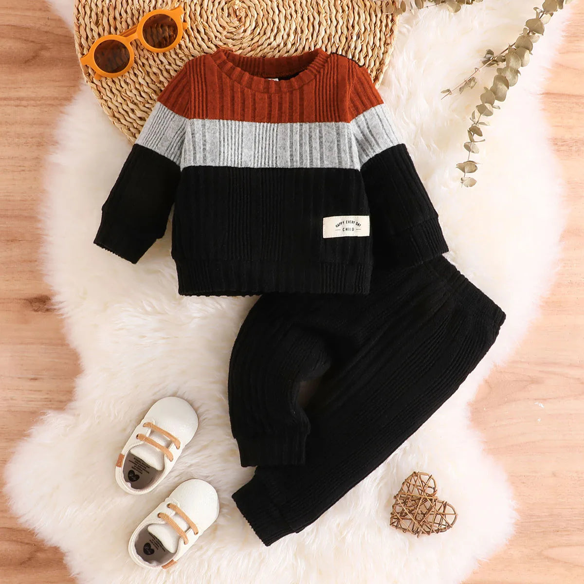 Conjunto de Lã Baby Boy Confort