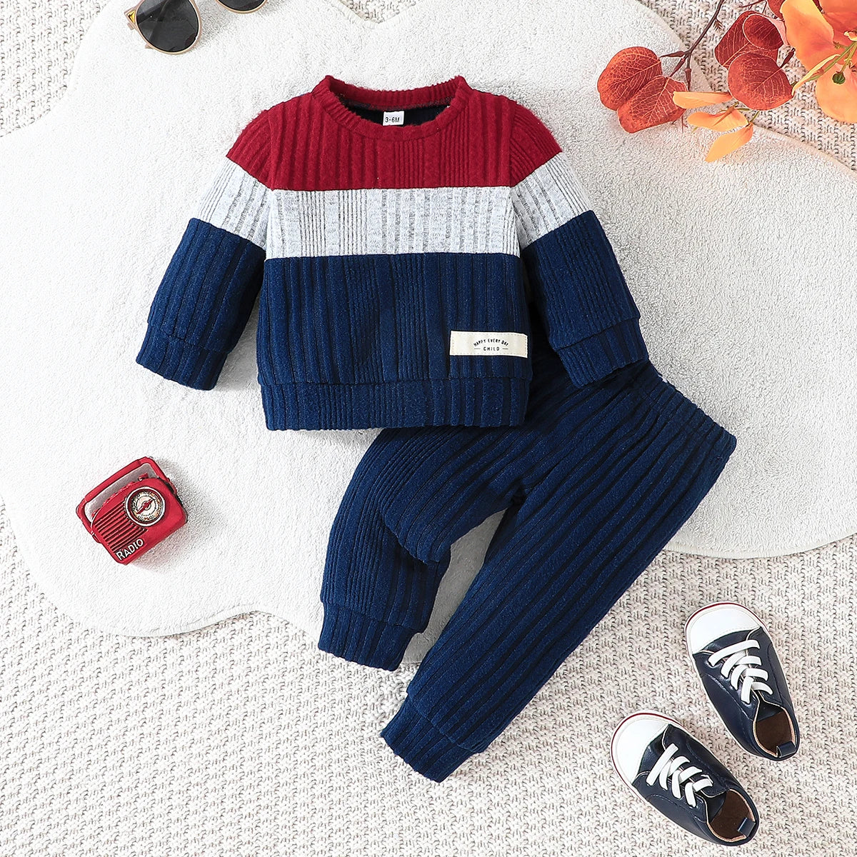 Conjunto de Lã Baby Boy Confort