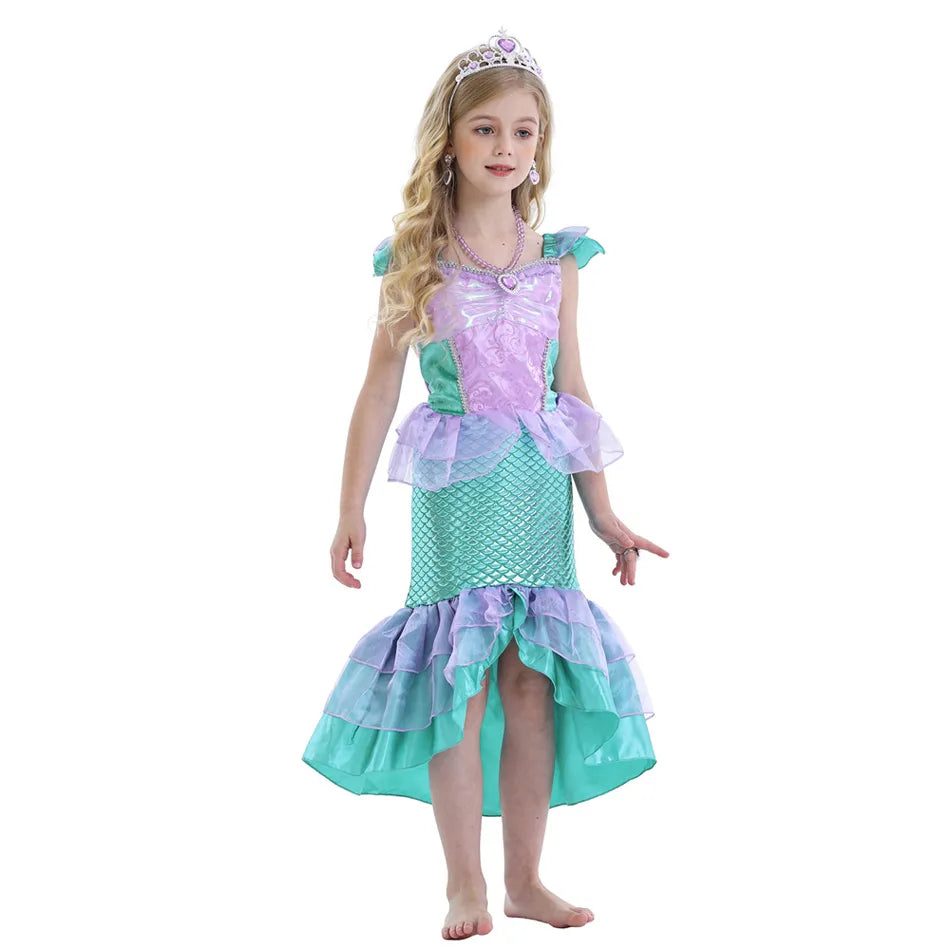 Fantasia Ariel - Cosplay Infantil