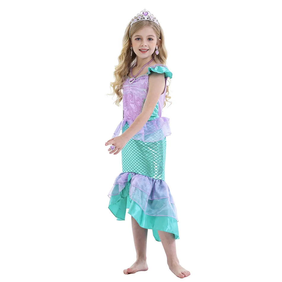 Fantasia Ariel - Cosplay Infantil