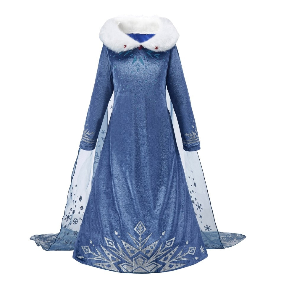 Fantasia  Frozen - Cosplay Infantil