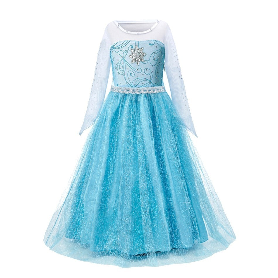 Fantasia  Frozen - Cosplay Infantil