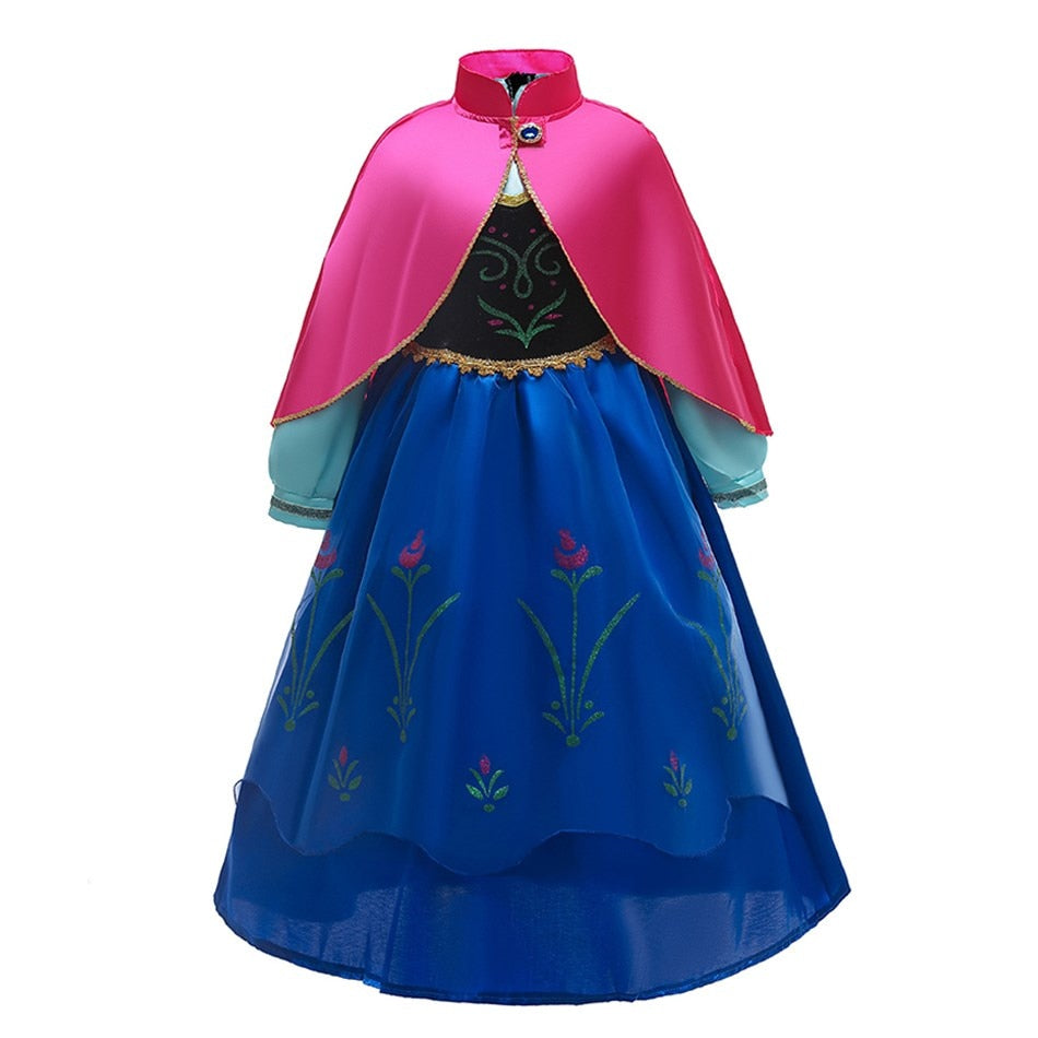 Fantasia  Frozen - Cosplay Infantil